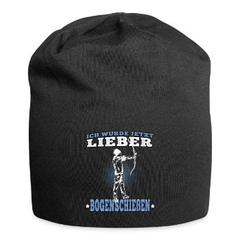 Lieber Bogenschießen Bogenschütze Bogenschützen - Jersey-Beanie - Schwarz - Vorne