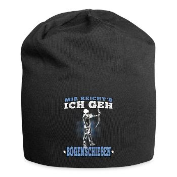 Ich geh Bogenschießen Bogenschütze Bogenschützen - Jersey-Beanie - Schwarz - Vorne