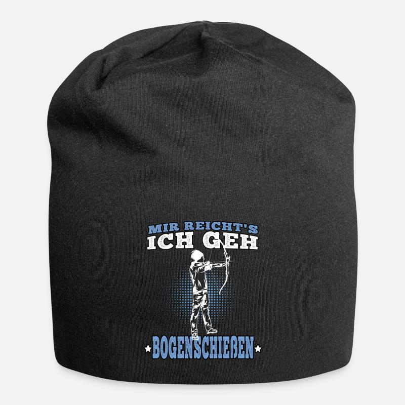 Ich geh Bogenschießen Bogenschütze Bogenschützen - Jersey-Beanie - Schwarz