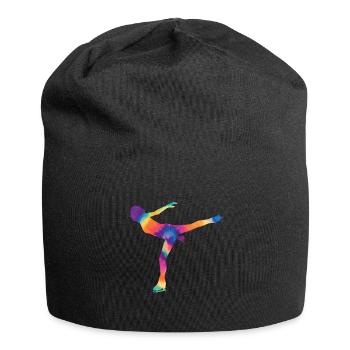 Eislaufen - Jersey-Beanie - Schwarz - Vorne