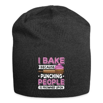 Baker Muffin Cupcakes Cookies Cuit Cookies - Bonnet en jersey - charbon - Devant