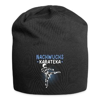Karate Nachwuchs Karateka asiatischer Kampfsport - Jersey-Beanie - Schwarz - Vorne