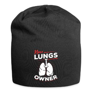 Lungen Besitzer Spenderunge Lungen Krebs Überleben - Jersey-Beanie - Schwarz - Vorne