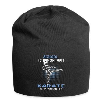 Karate important karateka Asian martial arts - Jersey Beanie - black - Front