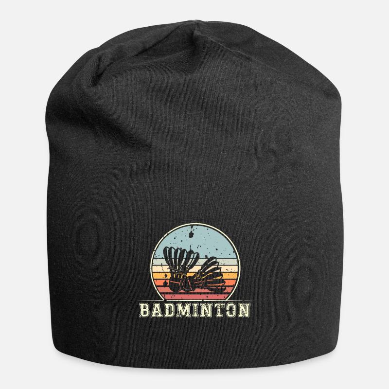 Badminton - Jersey-Beanie - Schwarz