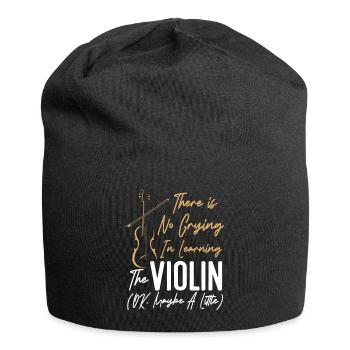 Violoniste Il n’y a pas de violoniste - Bonnet en jersey - noir - Devant
