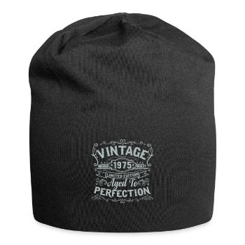 Edition limitée 1975 Vintage. Vieilli à la perfection - Bonnet en jersey - noir - Devant
