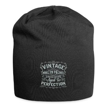 Edition limitée 1976 Vintage. Vieilli à la perfection - Bonnet en jersey - noir - Devant