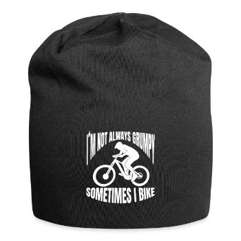 Radfahren Fahrrad Radfahrer Fahrradfahrer Radeln - Jersey-Beanie - Schwarz - Vorne