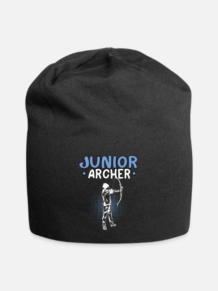 Junior Archer Bogenschießen Bogenschütze - Jersey-Beanie - Schwarz