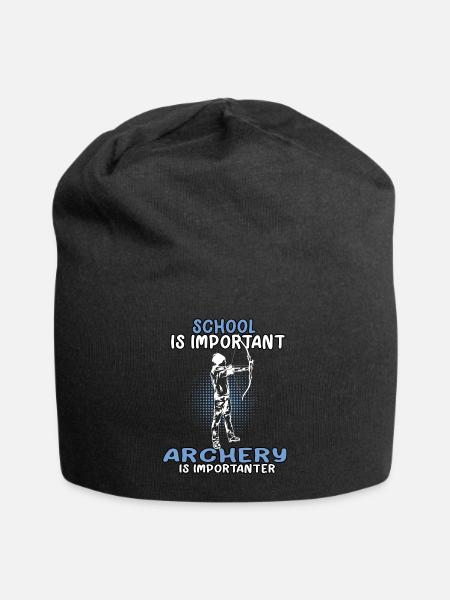 Archery is important archer archer archers - Jersey Beanie - black
