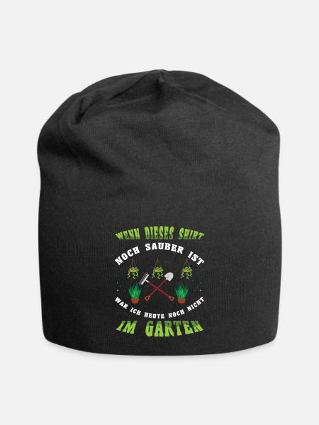 Wenn Dieses Shirt Sauber Ist War Ich Noch Nicht Im - Jersey-Beanie - Schwarz