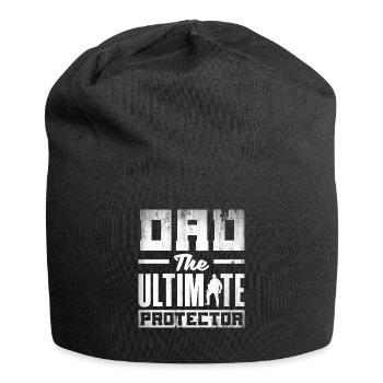 Dad The Ultimate Protector Father's Day - Jersey-Beanie - Schwarz - Vorne