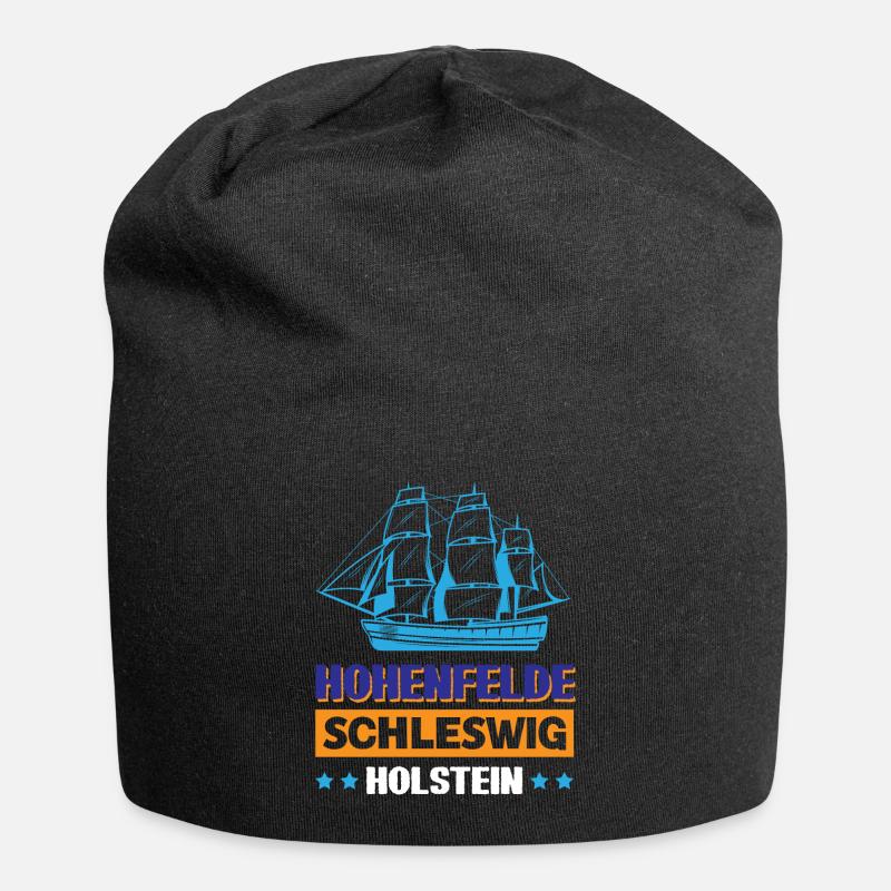 Hohenfelde Schleswig-holstein - Jersey-Beanie - Schwarz