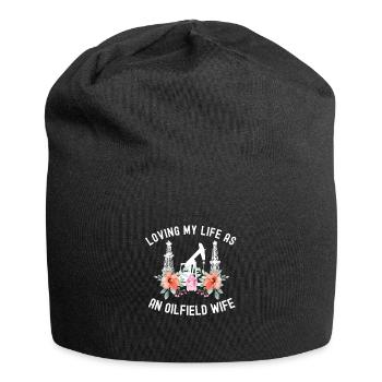 Champ pétrolifère - Bonnet en jersey - noir - Devant