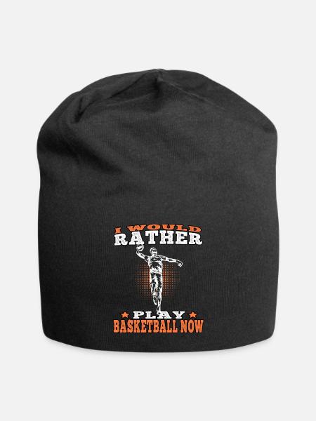 Plutôt basket-ball basketteur joueur basketteur - Bonnet en jersey - noir