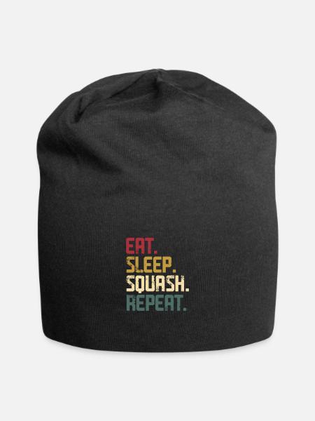 Squash - Jersey-Beanie - Schwarz