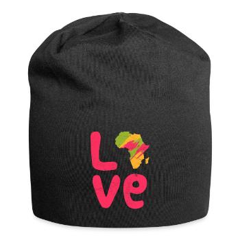 Africa Love Africa Love Africa - Jersey Beanie - black - Front
