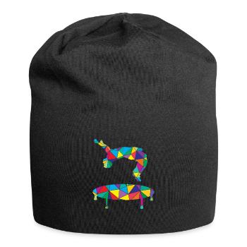 Trampoline Polygon - Bonnet en jersey - noir - Devant