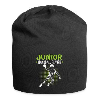 würde lieber Handball spielen Handballer - Jersey-Beanie - Schwarz - Vorne
