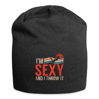 Ultimate Frisbee & Disc Golf Frisbee Design - Jersey-Beanie - Schwarz - Vorne
