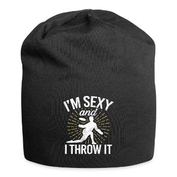 Ultimate Frisbee & Disc Golf Frisbee Design - Jersey-Beanie - Schwarz - Vorne