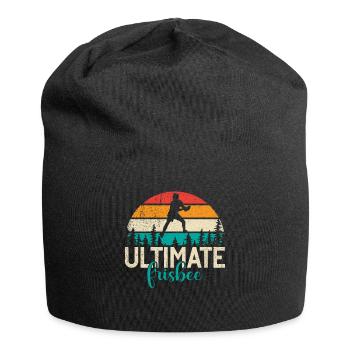 Ultimate Frisbee & Disc Golf Frisbee Design - Jersey-Beanie - Schwarz - Vorne