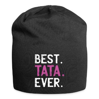 Meilleur cadeau Tata pour tante Tante Français citation - Bonnet en jersey - noir - Devant