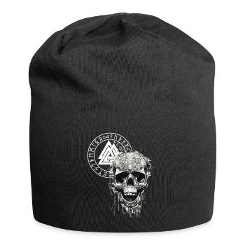 Vikings Rune nordique Vikings Valhalla Vikings - Bonnet en jersey - noir - Devant