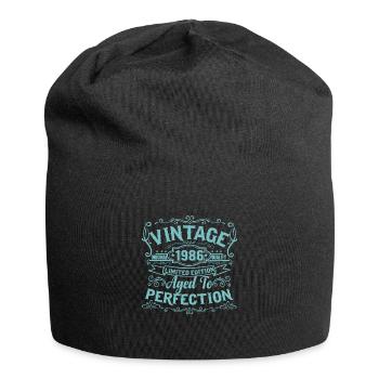 Edition limitée 1986 Vintage. Vieilli à la perfection - Bonnet en jersey - noir - Devant