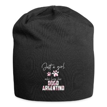 Dogo Argentino - Bonnet en jersey - noir - Devant