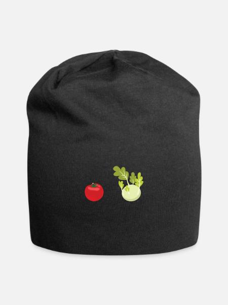 Gardener Accessories Garden Motif - Jersey Beanie - black