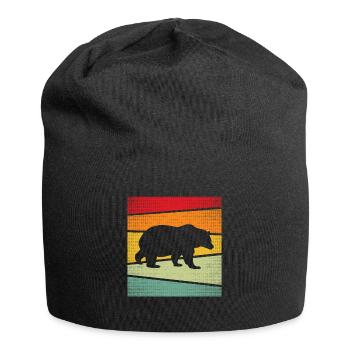 Ours Rétro - Bonnet en jersey - noir - Devant