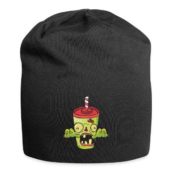 Halloween Zombie Soda Monster Fast Food Lover - Jersey Beanie - black - Front