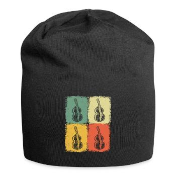 Double bass Double bass player Double bass player - Jersey Beanie - black - Front