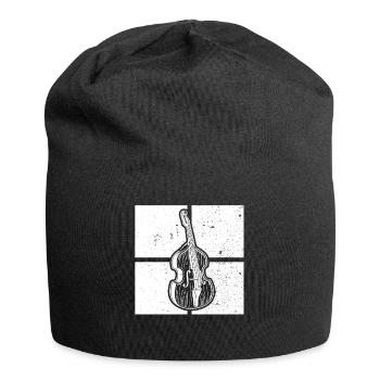 Double bass Double bass player Double bass player - Jersey Beanie - black - Front
