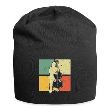 Double bass Double bass player Double bass player - Jersey Beanie - black - Front