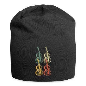 Double bass Double bass player Double bass player - Jersey Beanie - black - Front