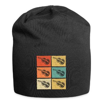 Double bass Double bass player Double bass player - Jersey Beanie - black - Front