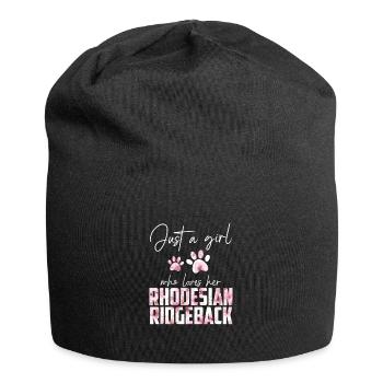Rhodesian Ridgeback - Bonnet en jersey - noir - Devant