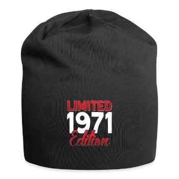 Vintage 1971 Retro Bitrthday Limited Edition - Jersey Beanie - black - Front