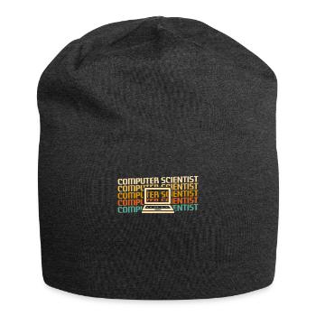 Retro Computer Scientist Informationen - Jersey-Beanie - Anthrazit - Vorne