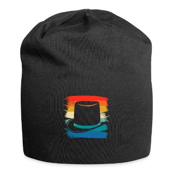 Retro Vintage Classic Magician Magic Trick - Jersey Beanie - black - Front