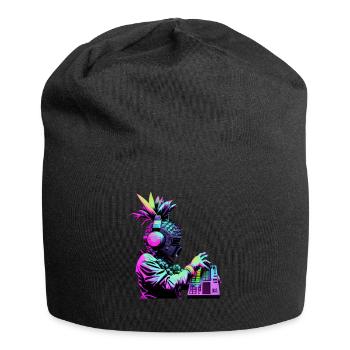EDM Music Rave Festival Ananas Techno - Bonnet en jersey - noir - Devant