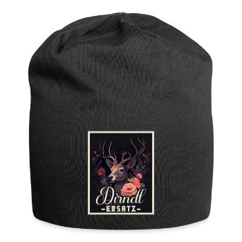 Dirndl Ersatz Dirndl Trachten Kostüm Dirndl Ersatz - Jersey-Beanie - Schwarz - Vorne