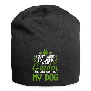 Plant Gardening Gardener Landscape Architect - Jersey Beanie - black - Front