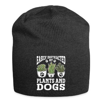 Plant Gardening Gardener Landscape Architect - Jersey Beanie - charcoal grey - Front