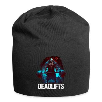 Deadlifts Gym Fitness Fun Workout - Jersey Beanie - black - Front