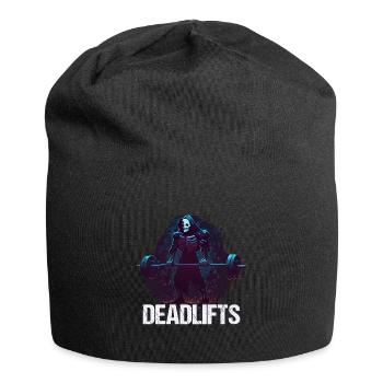 Deadlifts Gym Fitness Fun Workout - Jersey Beanie - black - Front