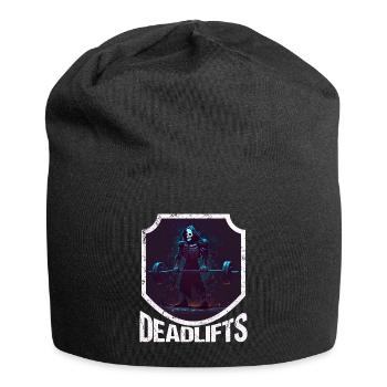 Deadlifts Gym Fitness Fun Workout - Jersey Beanie - black - Front